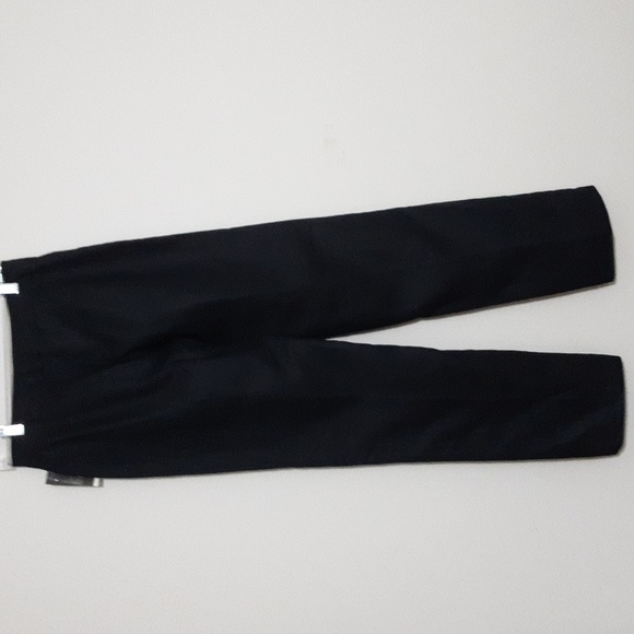 Merona Black Pants Trouser Straight Women 4 Linen Office Casual Vacation Cruise - Picture 2 of 6